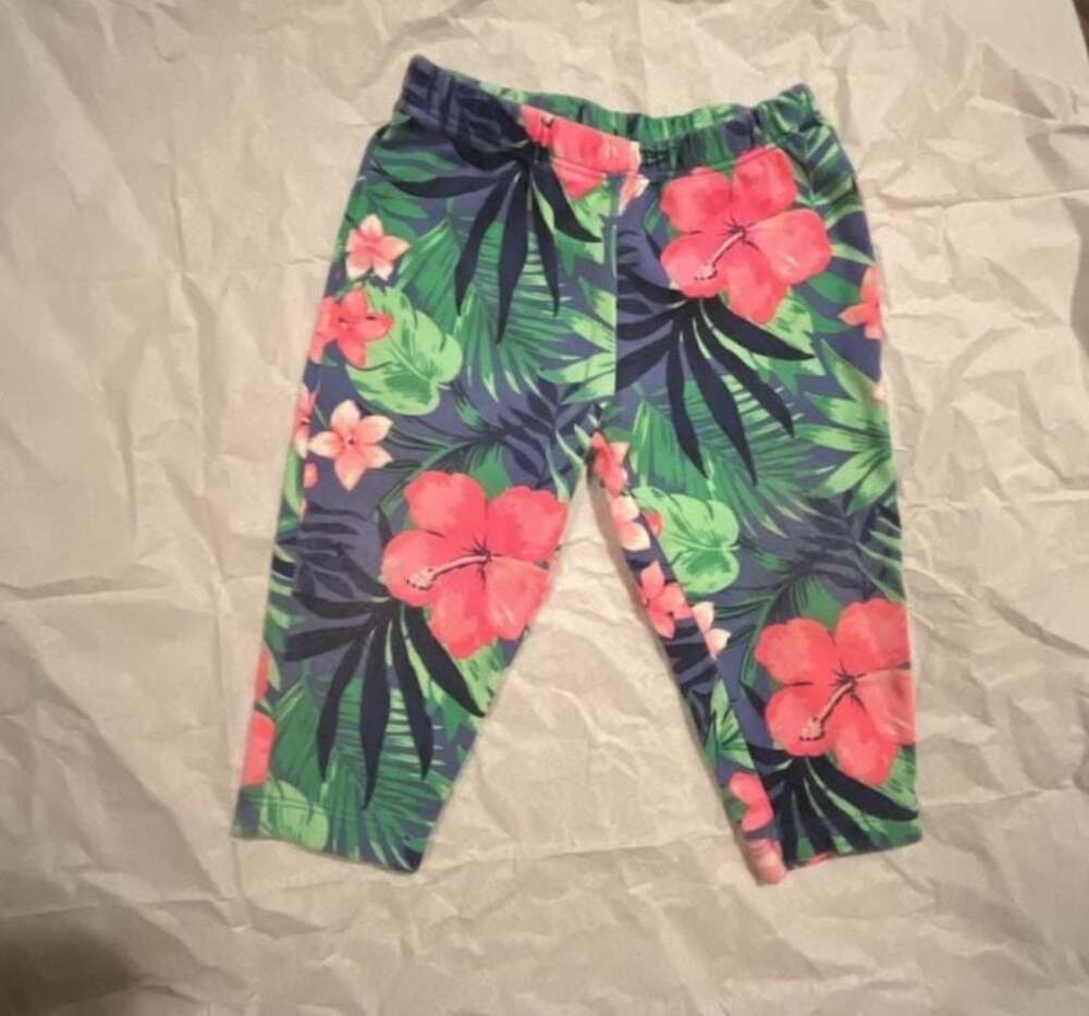 Carter's Baby Girls Floral Tropical Leggings 9M